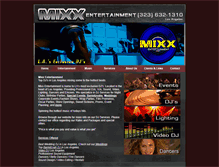 Tablet Screenshot of getinthemixx.com